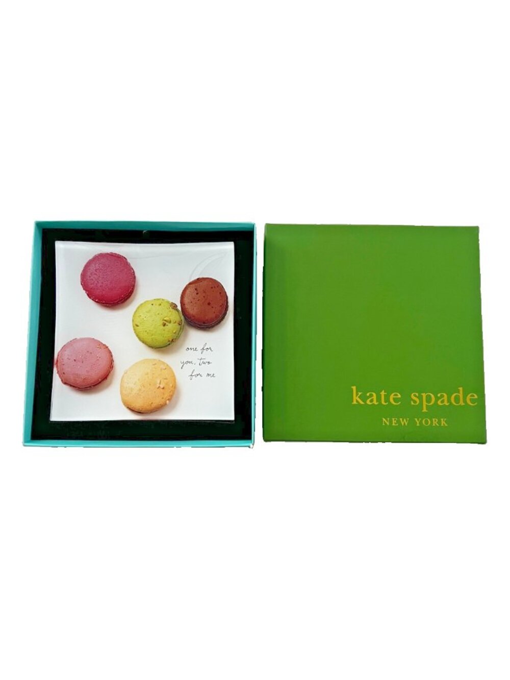 Kate Spade x Lenox Snap Happy Macaroons Square Dish 6"